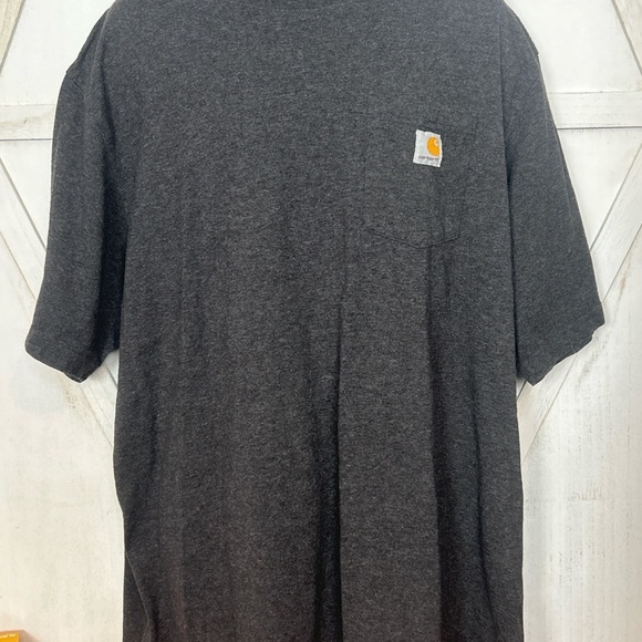 Carhartt Men's Charcoal Short Sleeve Tee - Picture 1 of 4
